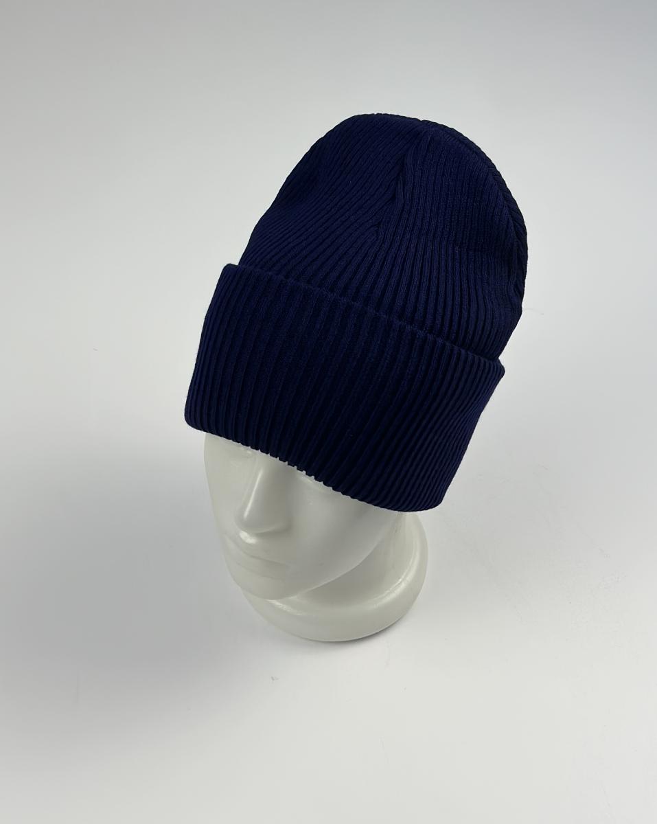 Шапка Сабаз 2 лапша чистые (т.синий)