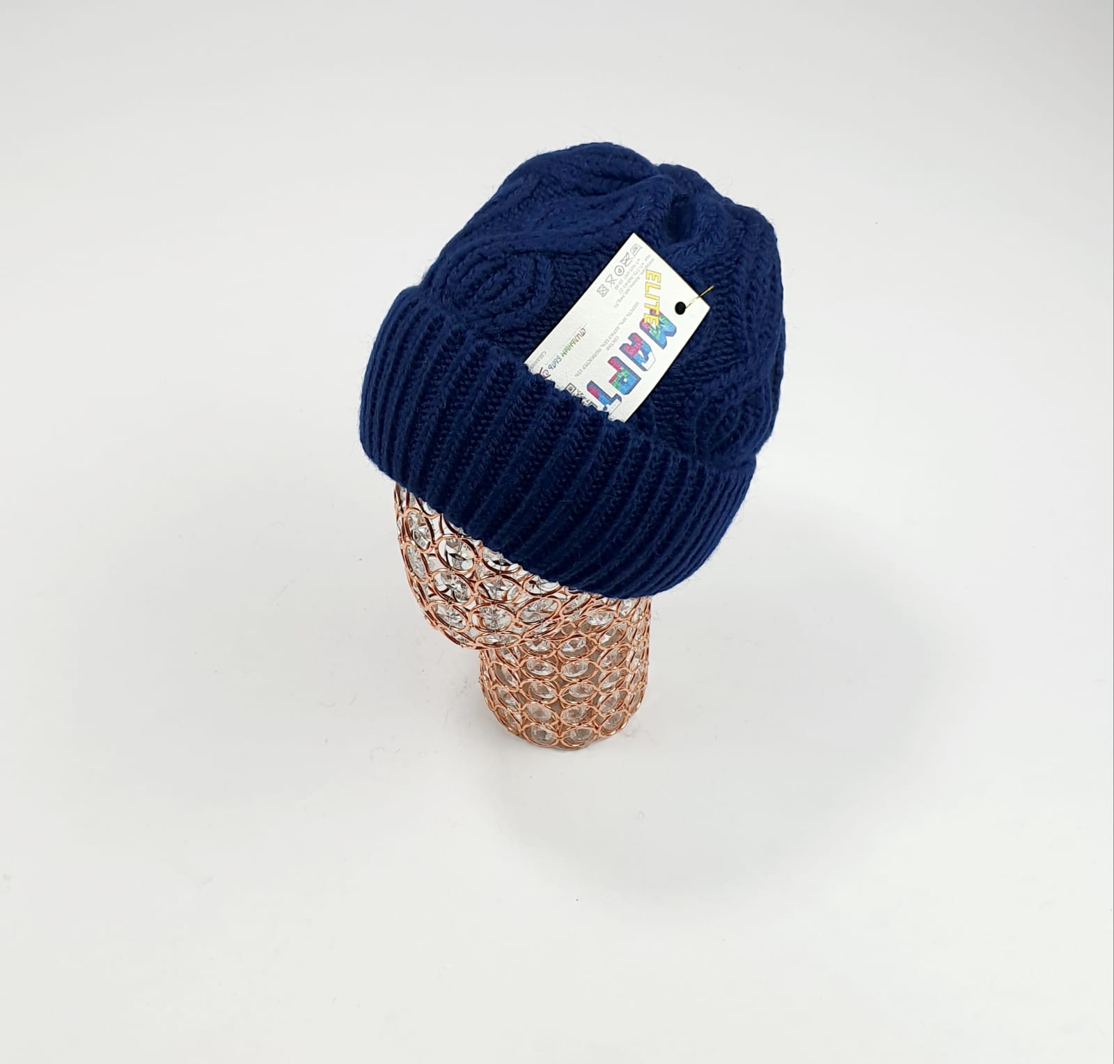 Шапка Март крупновяз. Эпсилон (т.синий)