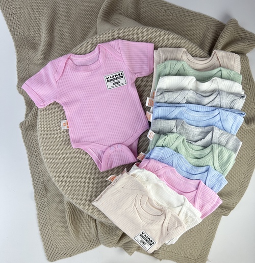 Боди арт.57671 Yumi мал.дев. 62-86 (микс)