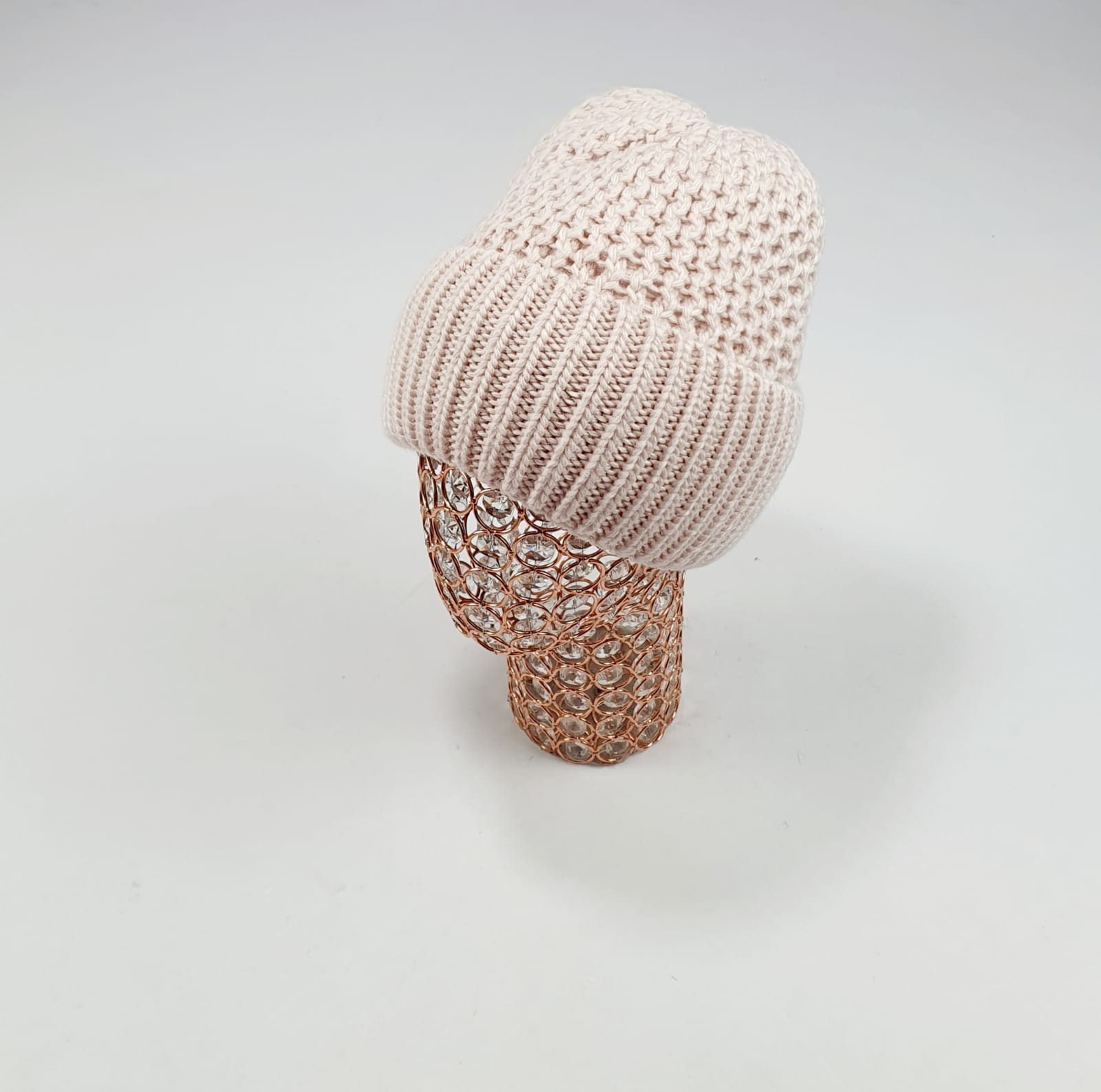 Шапка Март крупновяз. Сигма (пудра)