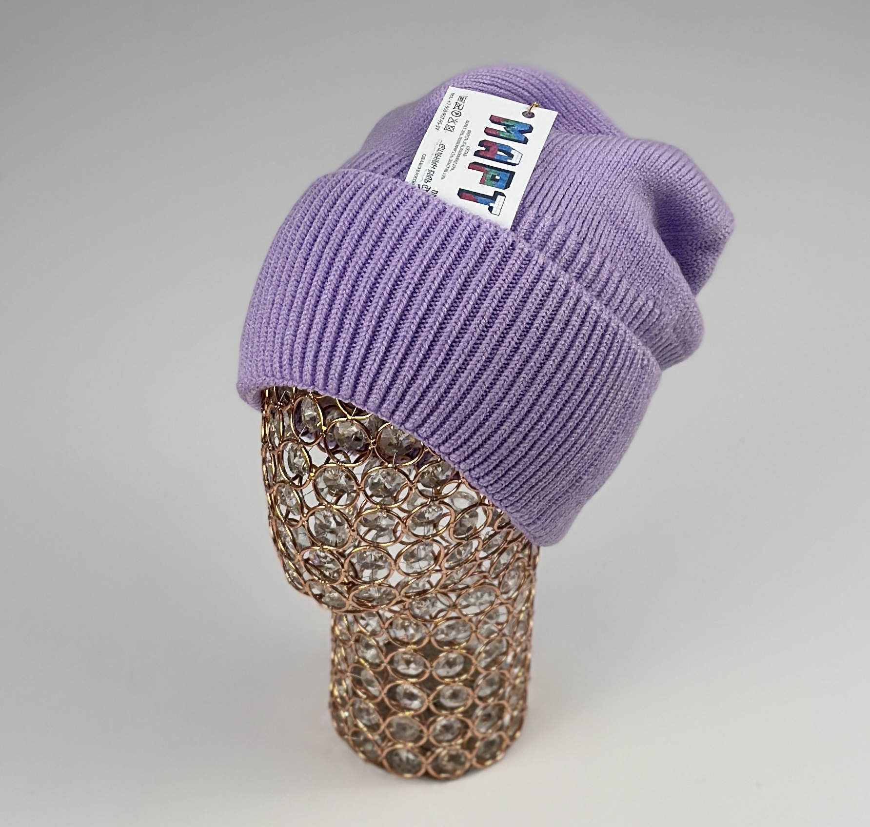 Шапка Март Лика (сирень)