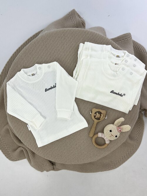 Кофта арт.62703 Bambola kids уни. 3-12 (молочный)