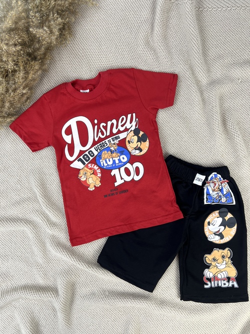 Костюм 2-ка арт.443-16 Disney мал. 3-12 (красный)