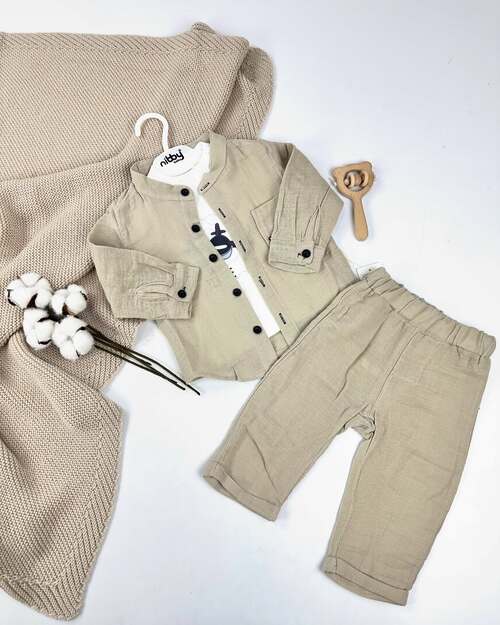 Костюм 3-ка арт.1963 мал. 9-24 (бежевый)