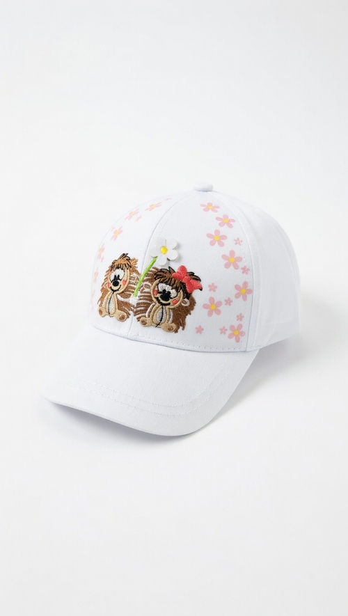 Кепка Ёжики арт.PAP-16 Kiddo 52р (белый)