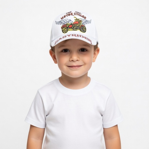 Кепка Kiddo арт.PAP-07 мал. 54 (белый)