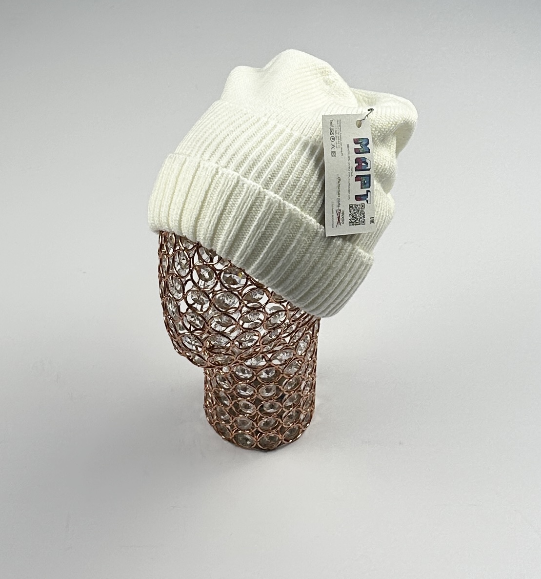 Шапка Март Фаина (молочный)