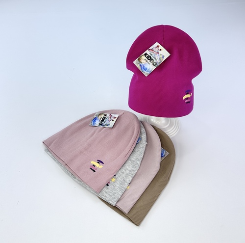 Шапка Kiddo арт.Кшп-160/1 дев. 3-4 (микс)