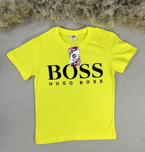 Футболка Hugo Boss арт.680710 BIM kids мал. 9-12 (желтый)