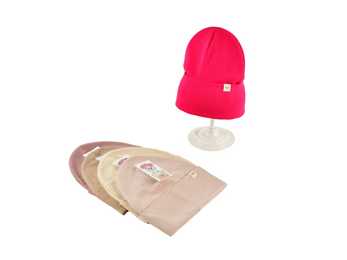 Шапка Сердце с/о арт.Рн-501/1 Kiddo дев. 1-2 (микс)