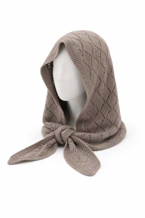 Капор-платок арт.020900 Тренды 58-60 (бежевый)