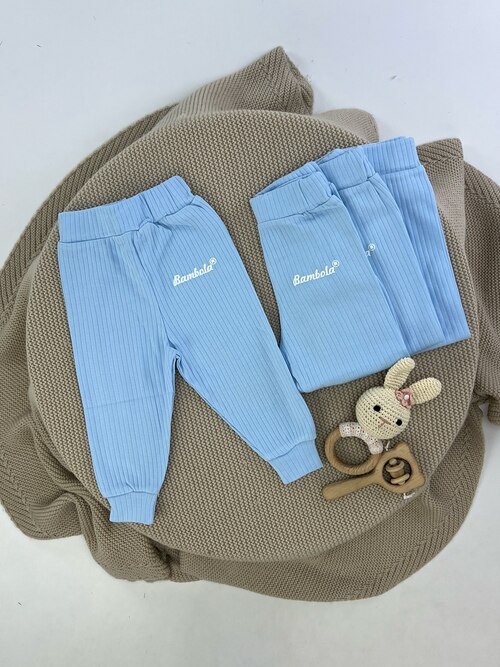 Штаны арт.62704 Bambola kids уни. 3-12 (голубой)