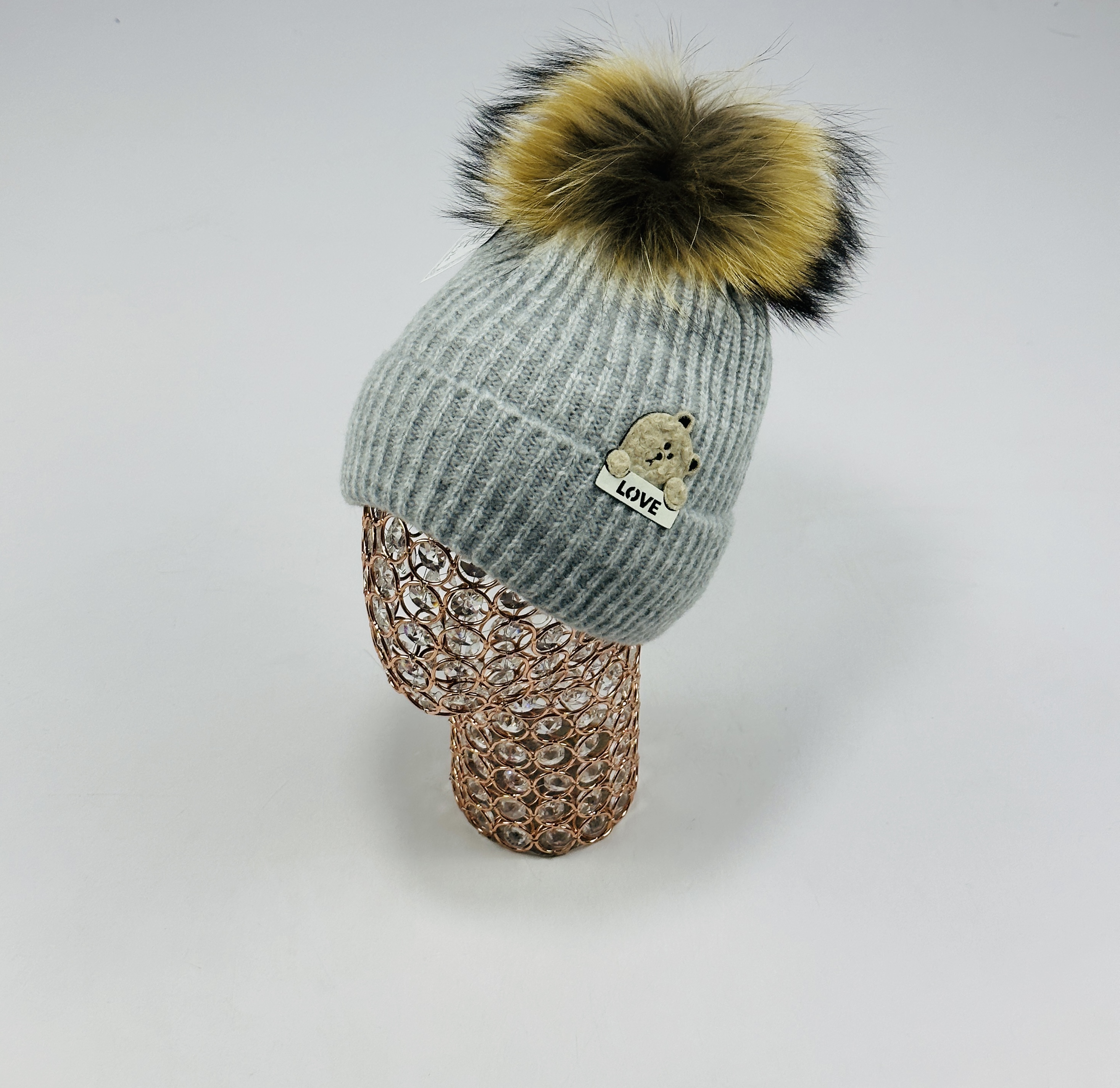 Шапка Вито Чоко Love (серый)