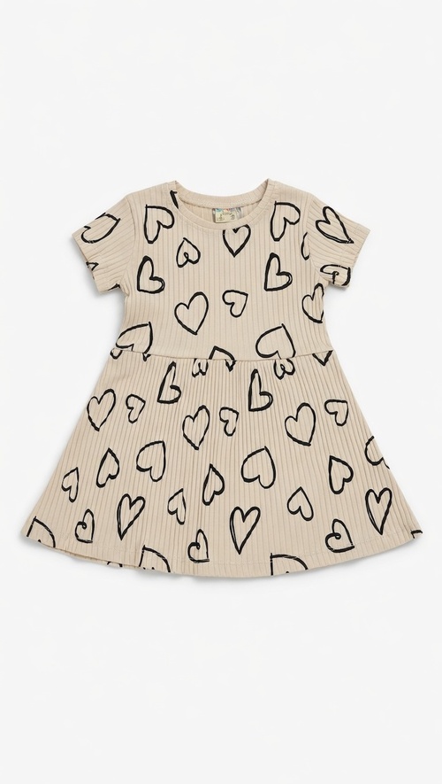 Платья арт.16727 CITCIT kids дев. 3-6 (капучино)