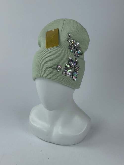 Шапка Кароза Хейсон Двойной цветок (мятный)