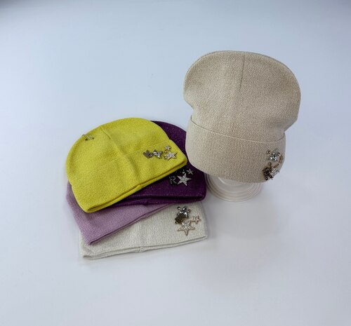 Шапка Сириус арт.384 дев. (микс)