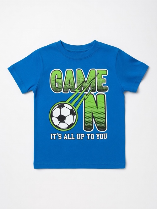 Футболка Game арт.151016 CHASTE мал. 5-8 (светло-синий)