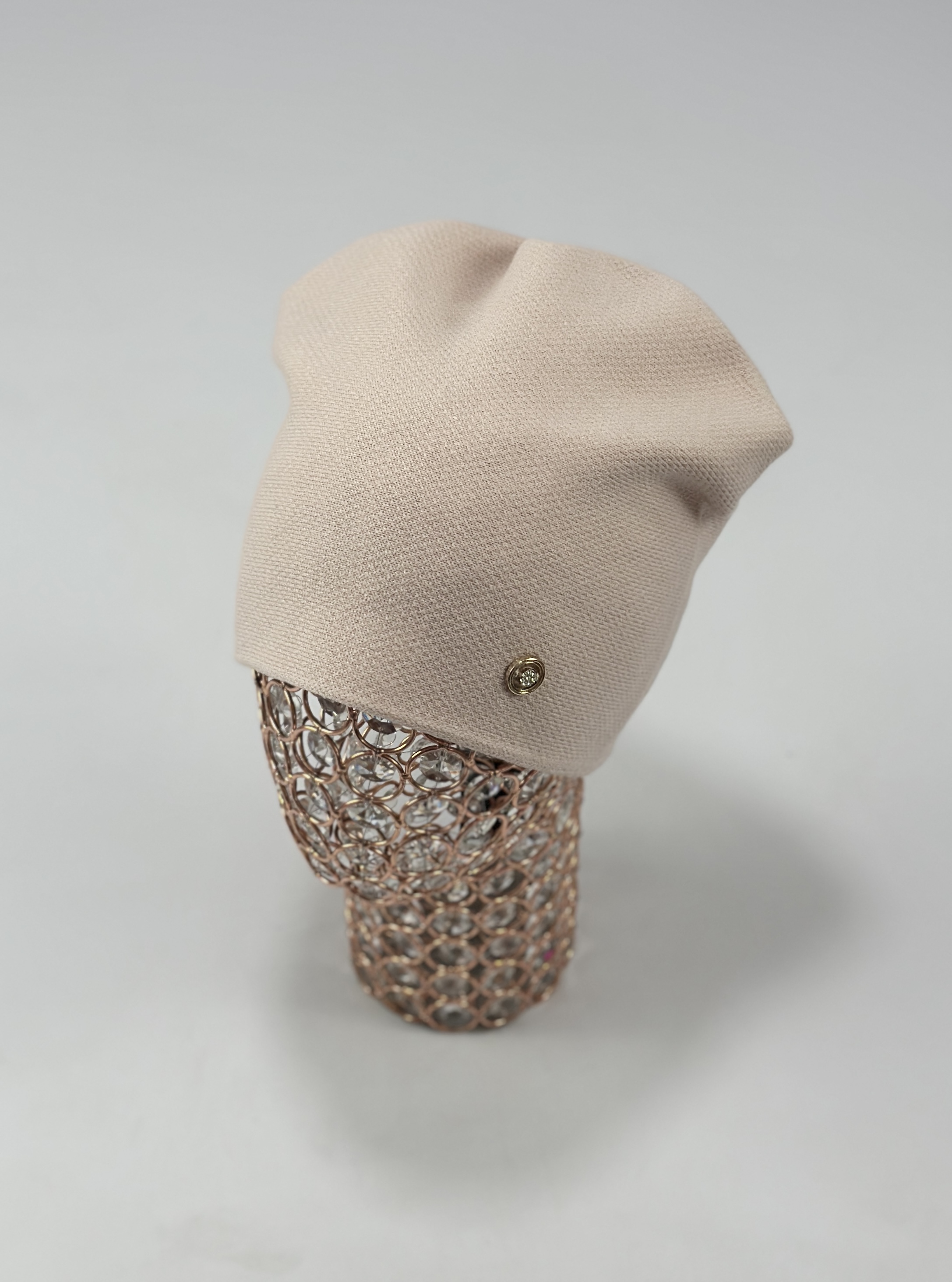 Шапка YSG арт.1066 (пудра)