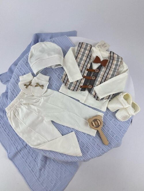 Набор 4 предмет. арт.IL-235 мал. (коричневый)