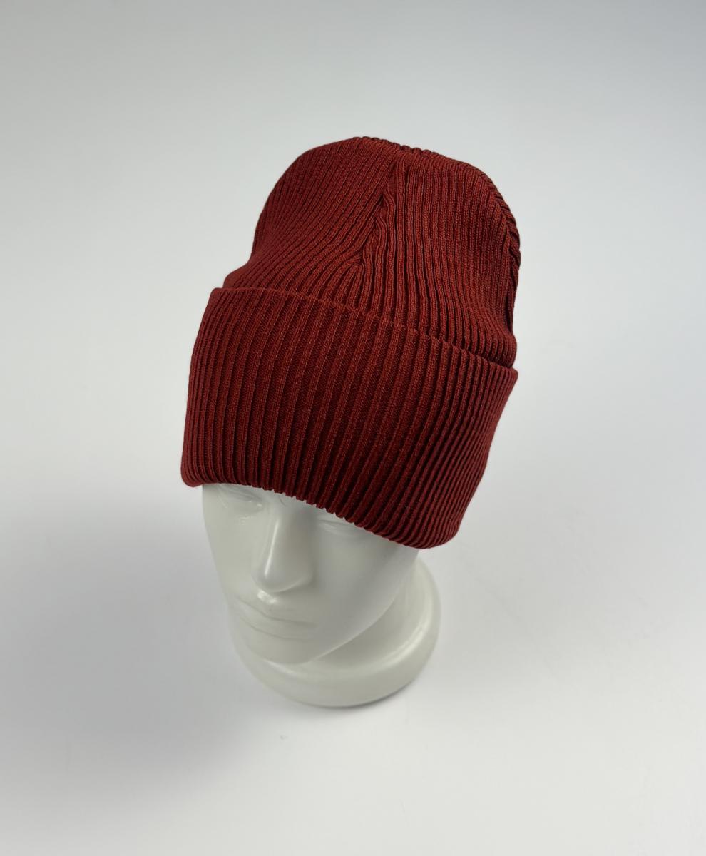Шапка Сабаз 2 лапша чистые (бордовый)