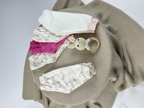 Штаны арт.251020-1 Yumi дев. 6-9 (микс)