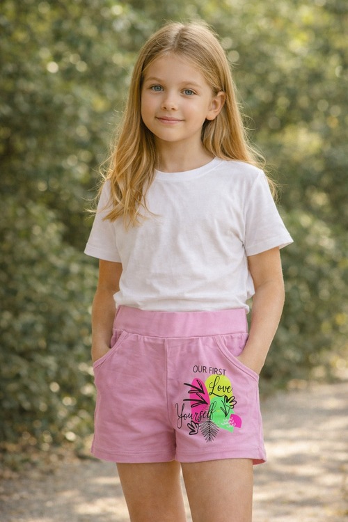 Шорты OUR FIRST арт.18104 Lumina kids дев. 8-12 (светло-розовый)