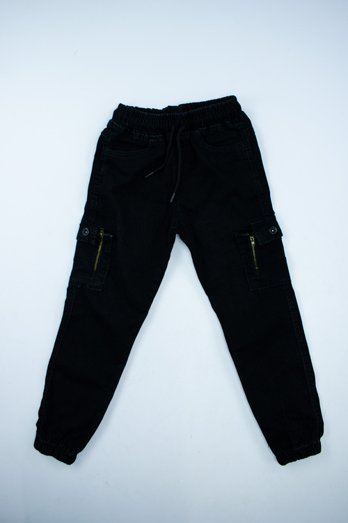 Джоггеры арт.2033 мал. 8-12 (черный)