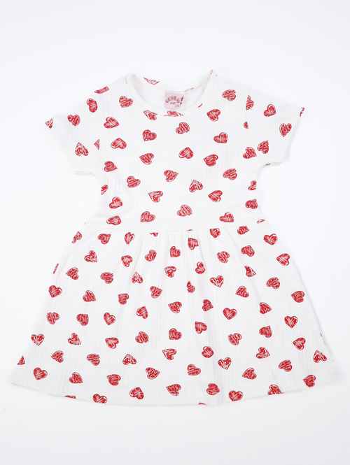 Платья арт.16728 CESPAY kids дев. 3-6 (белый)