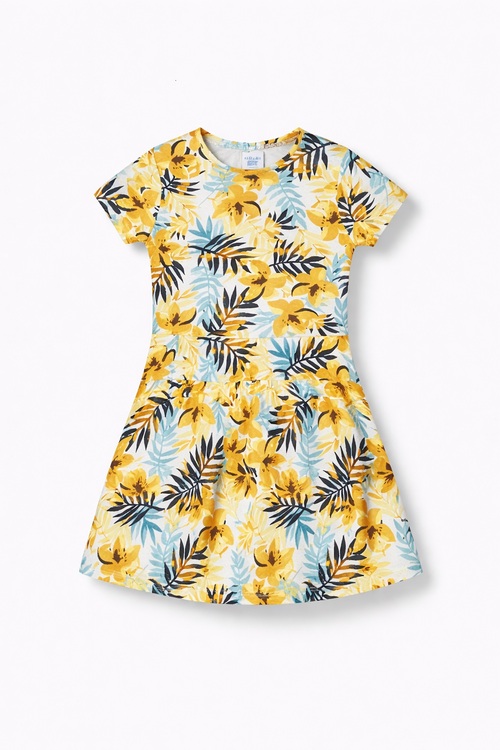 Платья арт.16518/9 к/р дев. 5-8 (желтый)