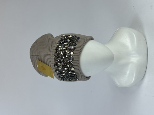 Шапка Кароза Киев Мозайка абстракт (капучино)