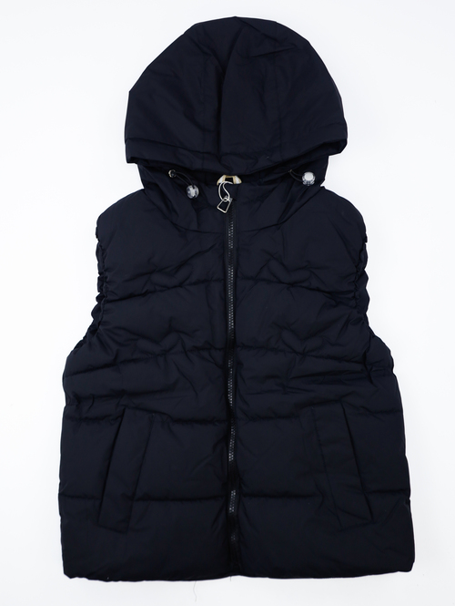 Жилет с капюшоном арт.MJ-95 JPLT дев.110-134 (черный)