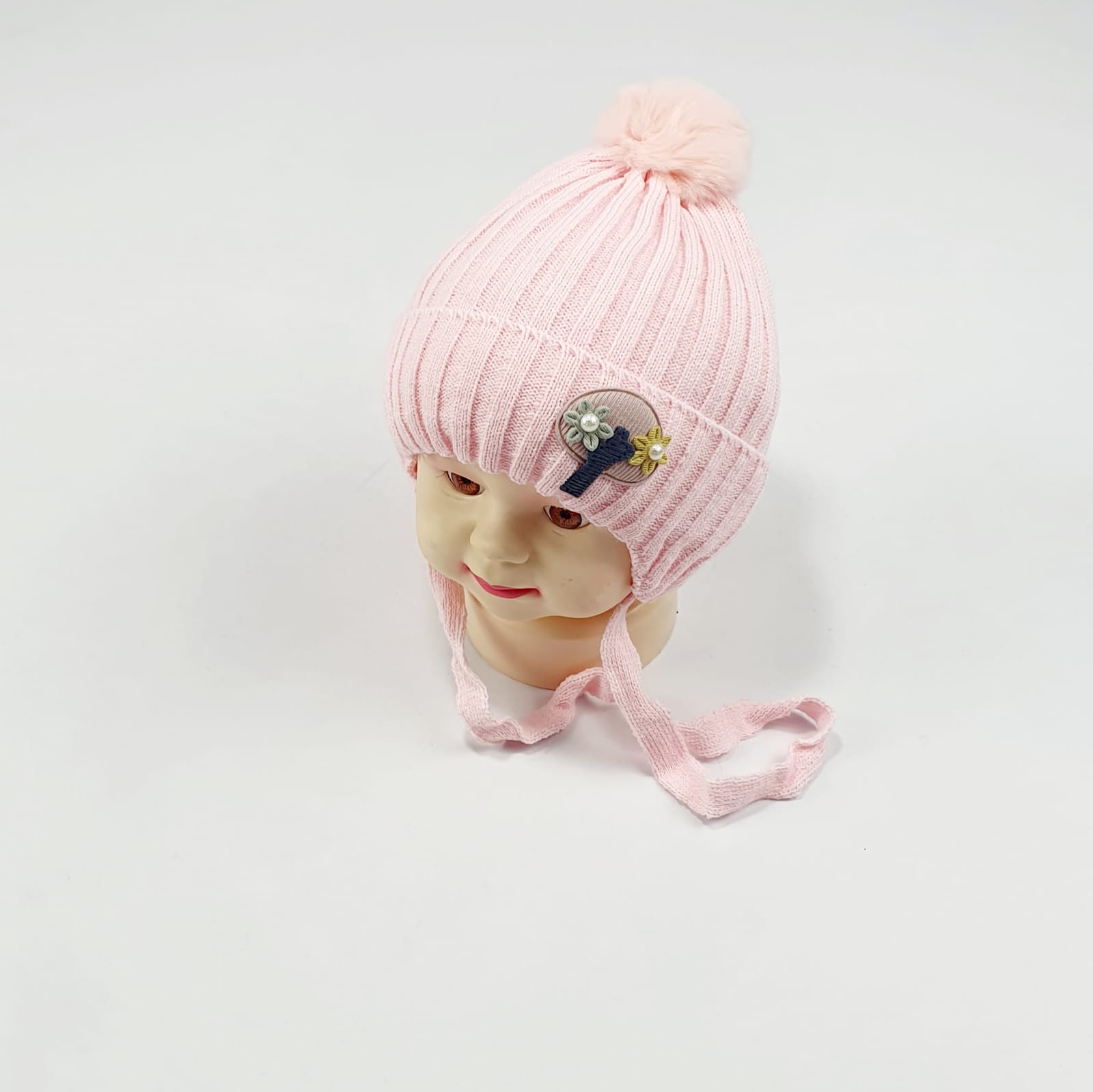 Шапка малютка арт.1011 (розовый)