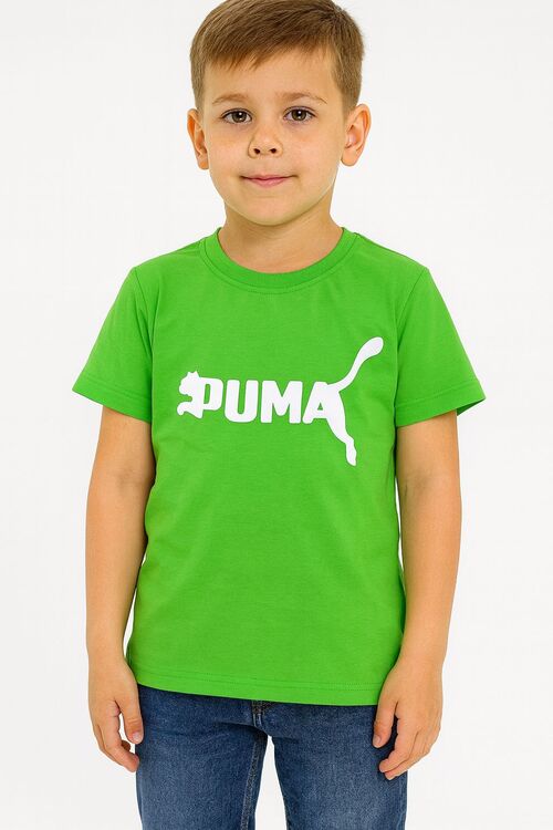Футболка Puma арт.680720 BIM kids мал. 9-12 (зеленый)