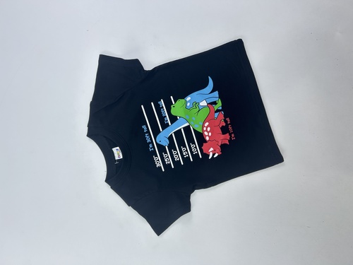 Футболка Динозавр арт.151029 CHASTE мал. 1-4 (черный)