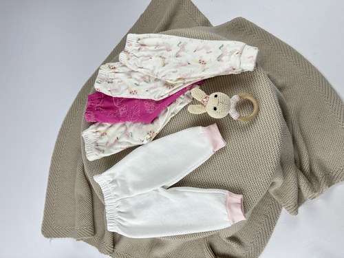 Штаны арт.251020-1 Yumi дев. 0-6 (микс)