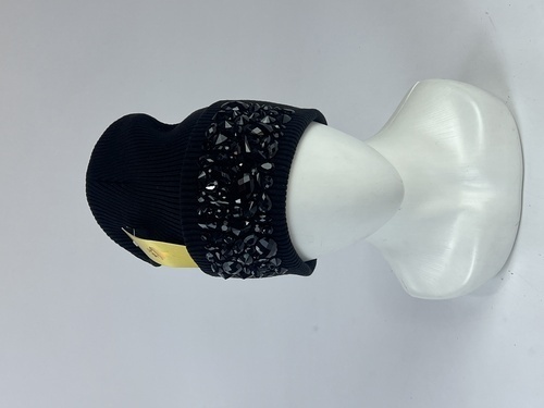 Шапка Кароза Киев Мозайка абстракт (черный)