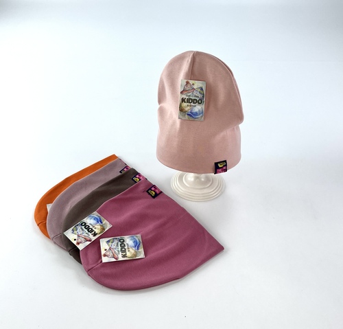 Шапка Kiddo арт.Рн-925 дев. 5-8 (микс)