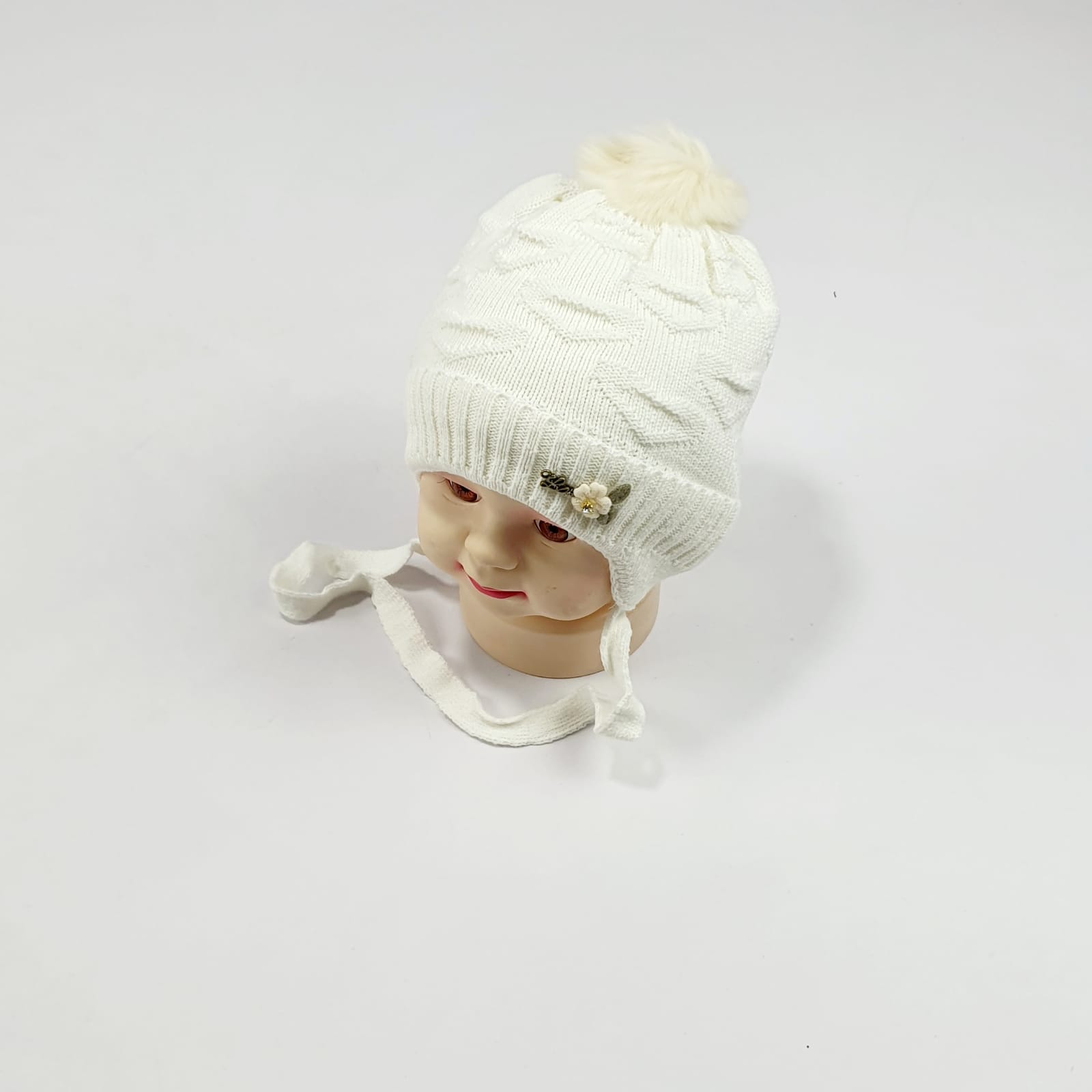 Шапка малютка арт.1010 (молочный)
