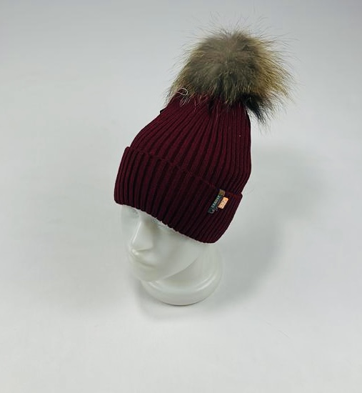 Шапка Malis Павлин (бордовый)