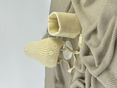 Комплект (шапка+снуд) Smail лопата с зав. арт.401102 Vito дев. 50-52 (светло-желтый)