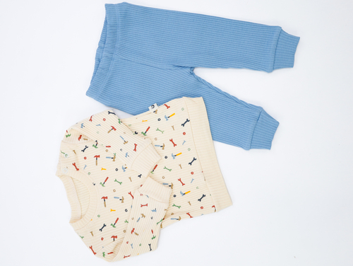 Костюм 2-ка арт.246554 дев. 3-12 (голубой) 