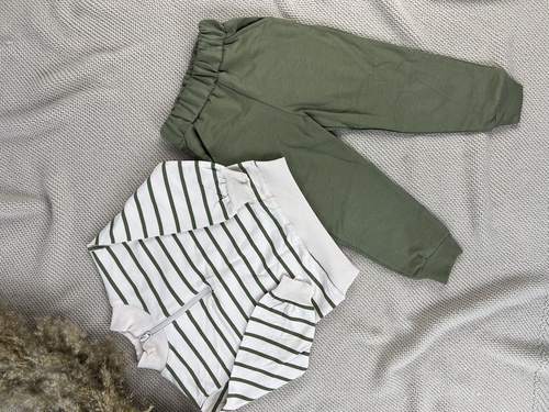 Костюм (кофта+штаны) арт.25609 Mina Mino мал. 2-5 (бежевый/хаки)