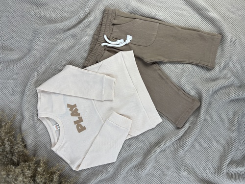 Костюм (кофта+штаны) Play арт.3531 Sisero мал. 2-5 (карамельный/бежевый)