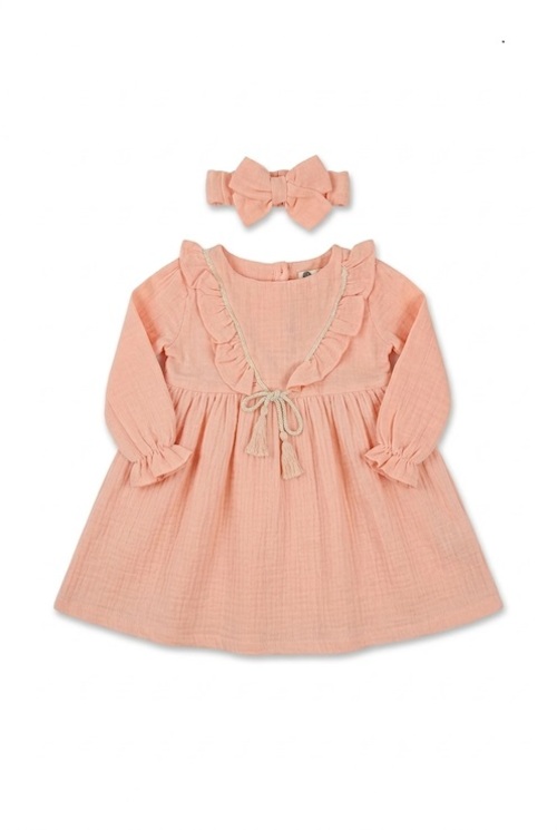 Платье арт.2507 д/р дев. 2-5 (розовый)