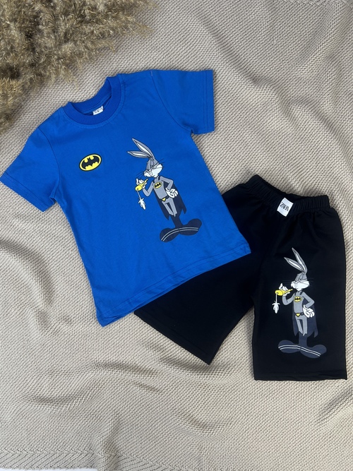 Костюм 2-ка арт.443-16 Bugs Bunny мал. 3-12 (синий)