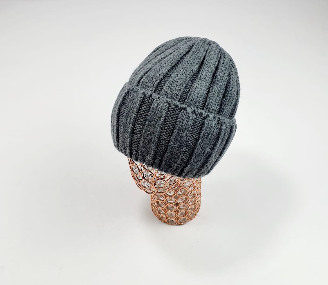 Шапка Март крупновяз. Омега (графит)