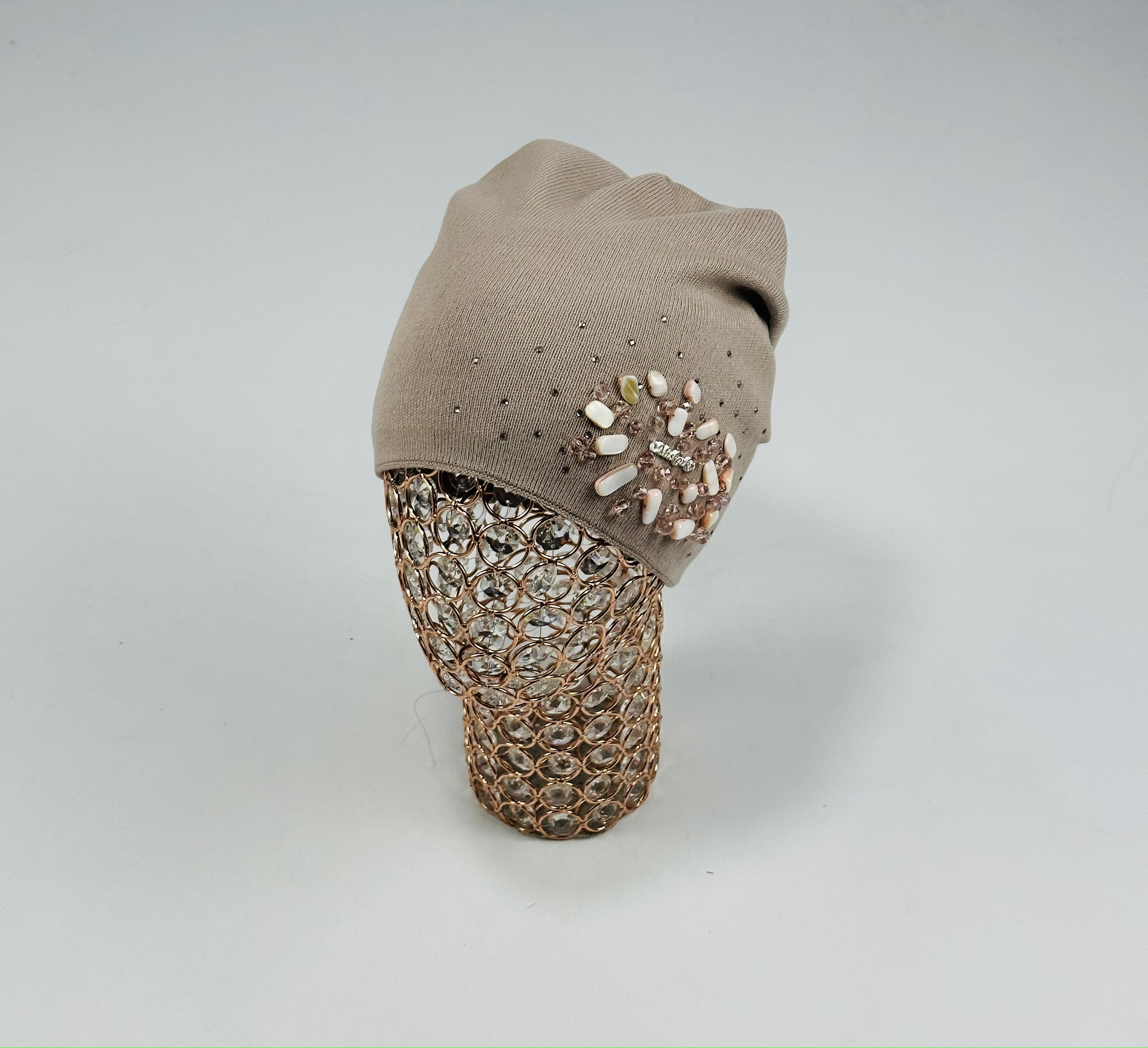 Шапка Корки Самоцвет (пудра)