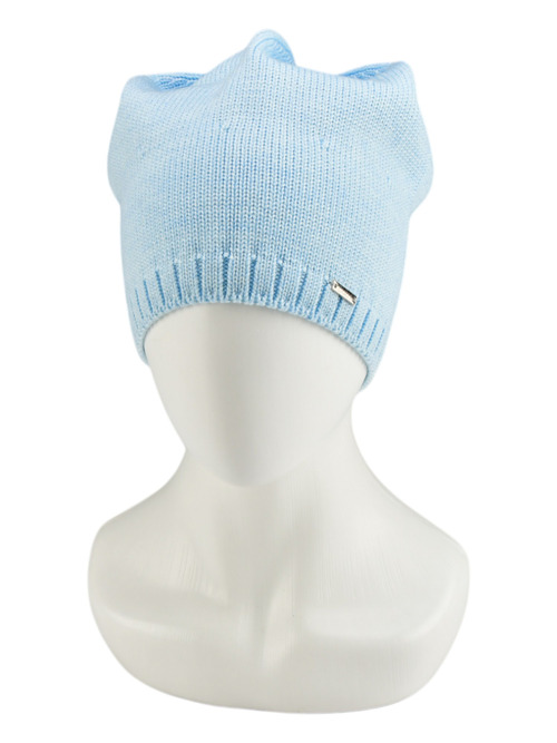 Шапка Хвоста арт.V-3480 Lamir жен. 56-58 (голубой)