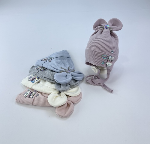 Шапка Вито Уточка ушки (микс)