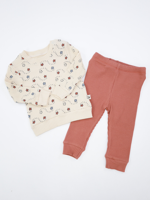 Костюм 2-ка арт.243766 дев. 3-12 (коралл) 